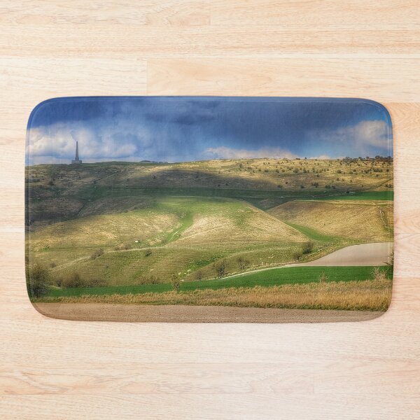 Item preview, Rain Storm Breaking over Calstone Down, Devizes Wiltshire England UK designed and sold by KALEIDOSCOPE UK.