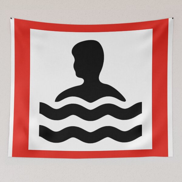 Item preview, No swimming, Uiminen kielletty designed and sold by artnormarum.