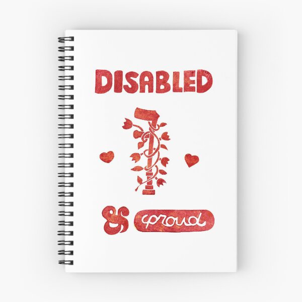 Item preview, Disabled & Proud Arm Crutch Print designed and sold by PhoenixAshesArt.