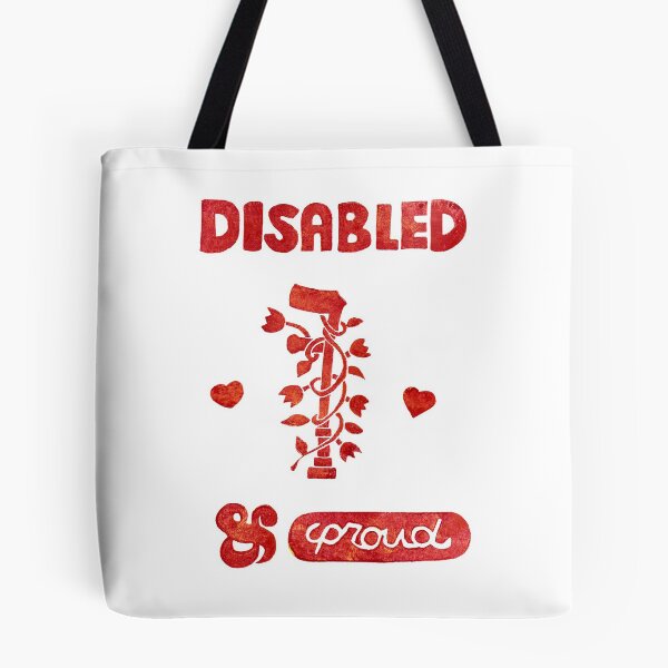Item preview, Disabled & Proud Arm Crutch Print designed and sold by PhoenixAshesArt.