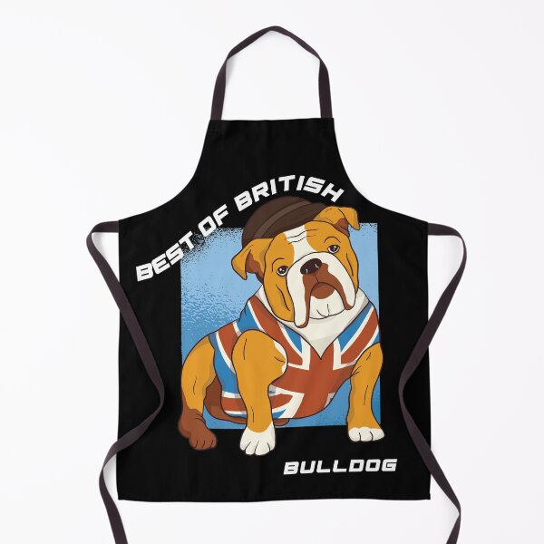 Item preview, British Bulldog wearing union jack vest designed and sold by ajtechdesigns.