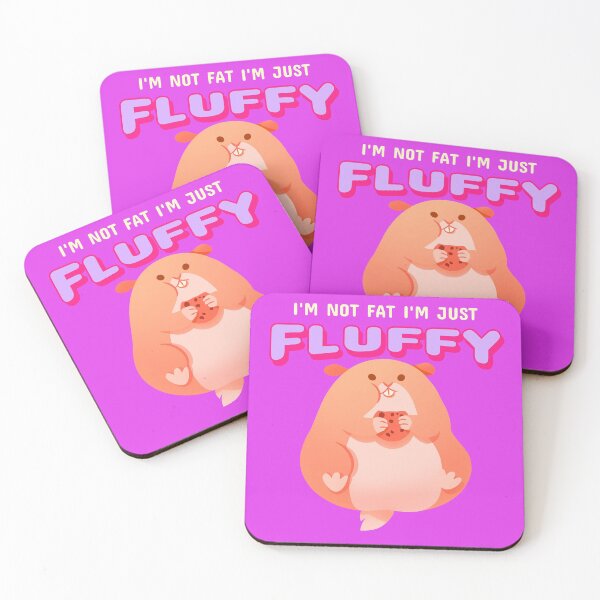 Item preview, I'm not fat I'm just fluffy  designed and sold by Vanissa Berg.