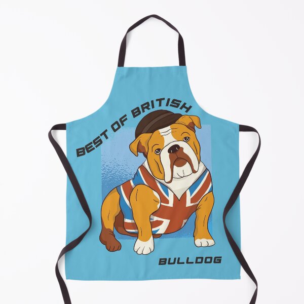 Item preview, British Bulldog wearing union jack vest designed and sold by ajtechdesigns.