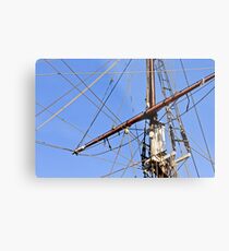 Ship Mast Metal Print