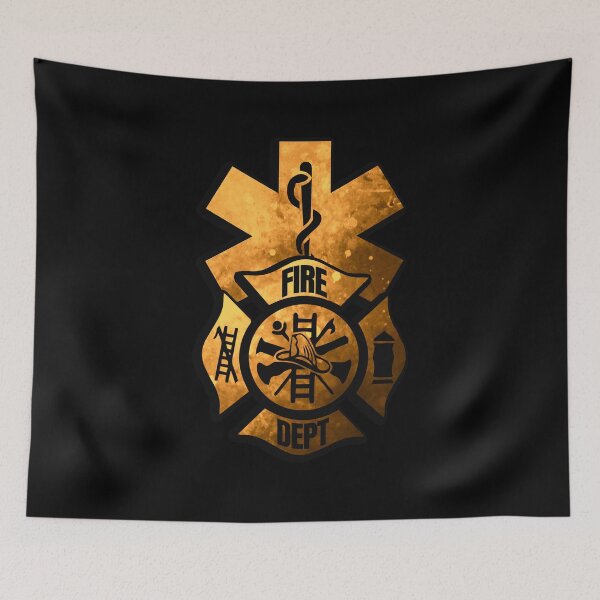 Item preview, Bronze Vintage EMS EMT Firefighter First Responder Paramedic Distressed Usa American Flag designed and sold by WillPowerApp.