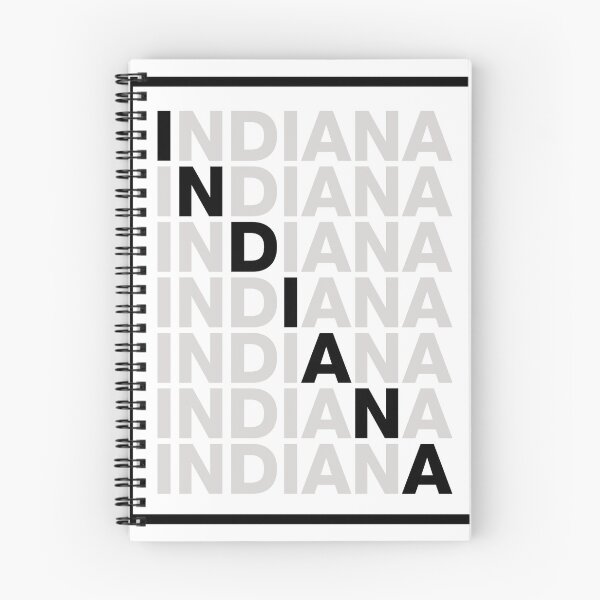 Item preview, Indiana - State - Minimalist Typography designed and sold by MajorPrints.