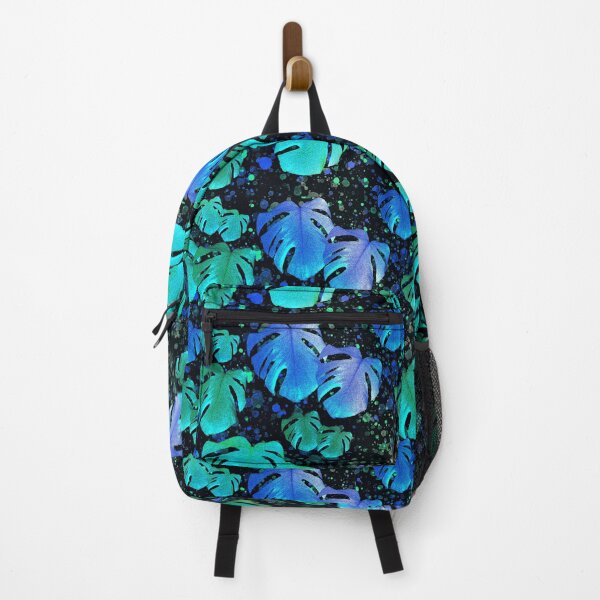 Item preview, Monstera Leaves Midnight designed and sold by PoppyPod.