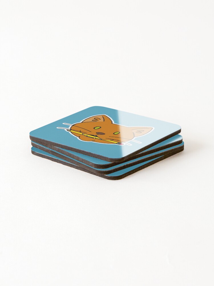 Thumbnail 4 of 5, Coasters (Set of 4), Pencil Biter designed and sold by RouterCatMedia.
