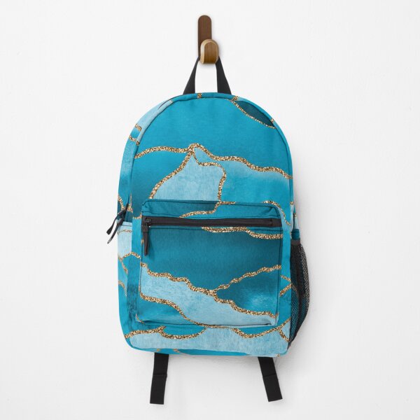 Item preview, Blue Waves with Gold designed and sold by BilgePaksoylu.