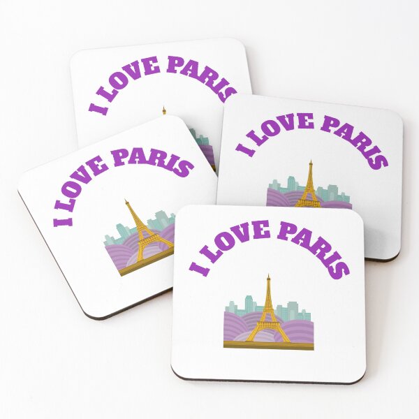 Item preview, PURPLE I LOVE PARIS designed and sold by Shilpa Gupta.