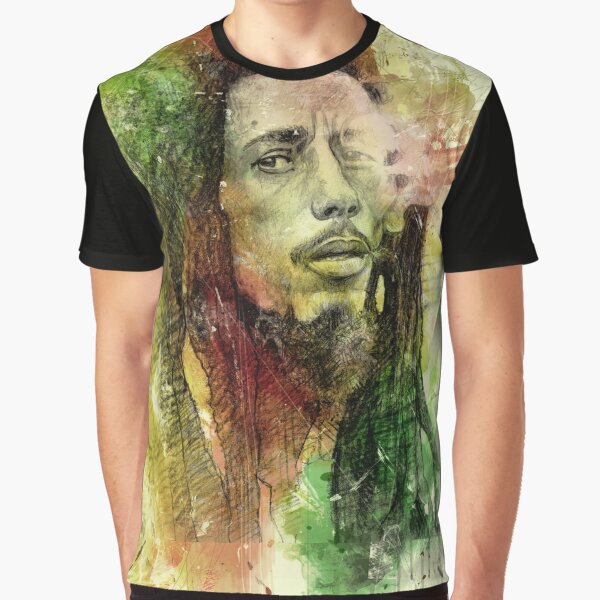 Reggae Rebel (Marley) Camiseta gráfica