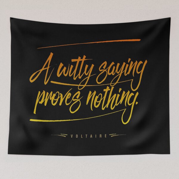 Item preview, A witty saying proves nothing v.2 designed and sold by x1brett.