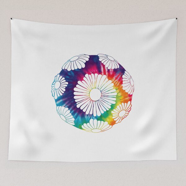 Item preview, Tie Dye Rainbow Hippie Vibes Daisy Globe designed and sold by everything4eva.