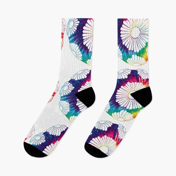 Item preview, Tie Dye Rainbow Hippie Vibes Daisy Globe designed and sold by everything4eva.