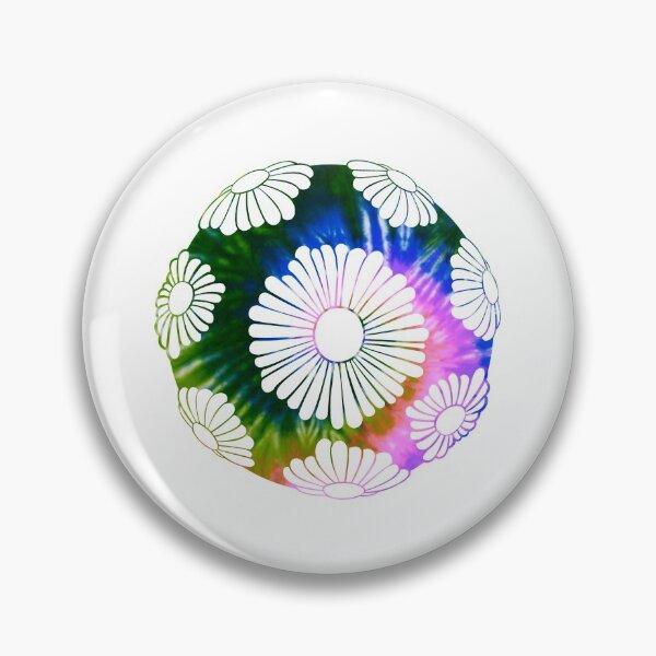 Item preview, Tie Dye Rainbow Hippie Vibes Daisy Globe 3 designed and sold by everything4eva.
