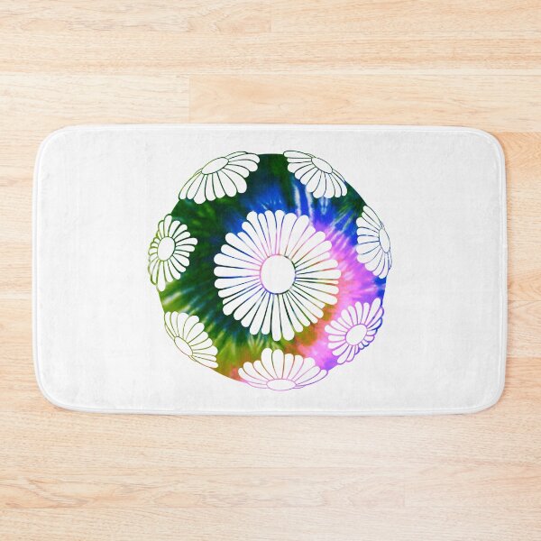 Item preview, Tie Dye Rainbow Hippie Vibes Daisy Globe 3 designed and sold by everything4eva.