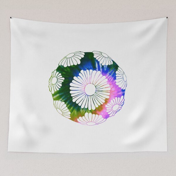 Item preview, Tie Dye Rainbow Hippie Vibes Daisy Globe 3 designed and sold by everything4eva.