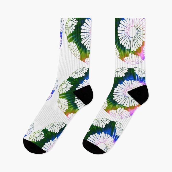 Item preview, Tie Dye Rainbow Hippie Vibes Daisy Globe 3 designed and sold by everything4eva.