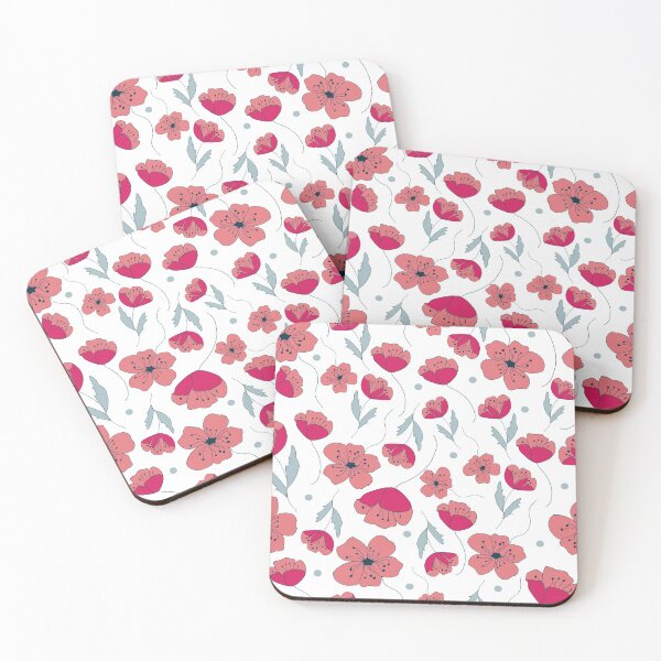 Item preview, Poppy Field on white designed and sold by Meg M Studio.
