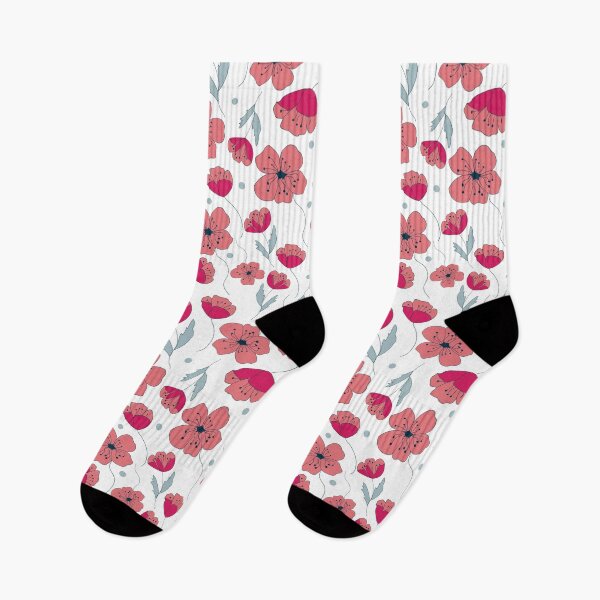 Item preview, Poppy Field on white designed and sold by Meg M Studio.