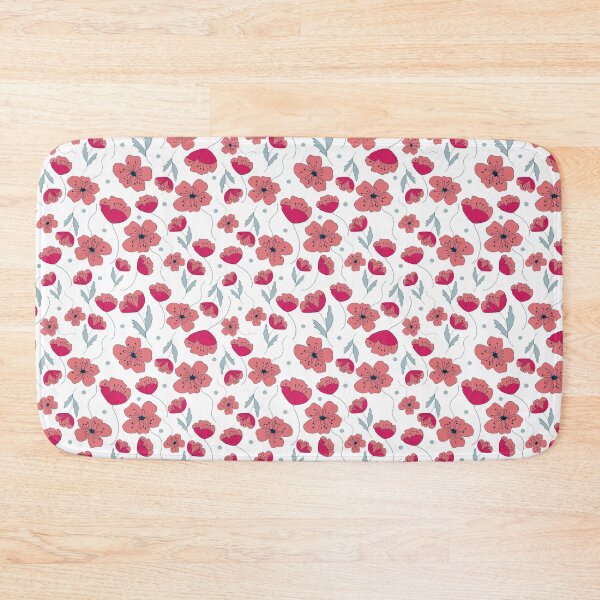 Item preview, Poppy Field on white designed and sold by Meg M Studio.