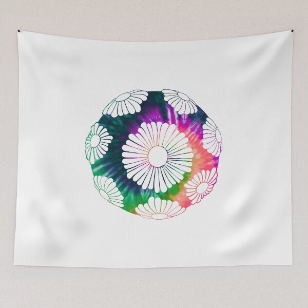 Item preview, Tie Dye Rainbow Hippie Vibes Daisy Globe 4 designed and sold by everything4eva.