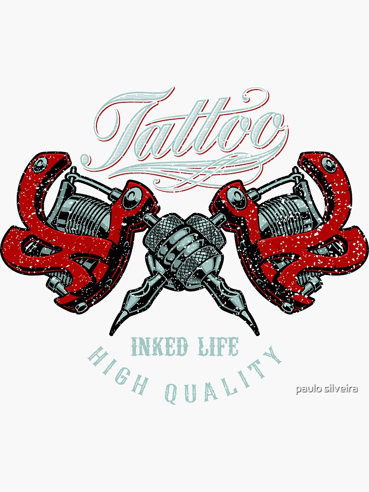 Hand Tattoo Machine Design Element Poster Stock Vector (Royalty Free)  1143947108 | Shutterstock