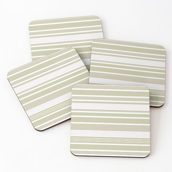 Item preview, Gold Pink White Horizontal Stripes (Stripes1_c7) designed and sold by Mimi Huang.