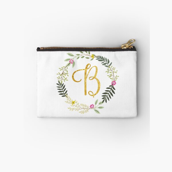 Item preview, Floral and Gold Initial Monogram B designed and sold by Chiccountry.
