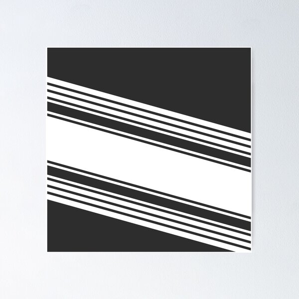 Item preview, Black and White Stripes 3 -Angled designed and sold by samie831.