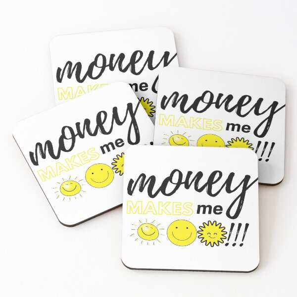 Item preview, money and happiness white designed and sold by InsaneCorner.