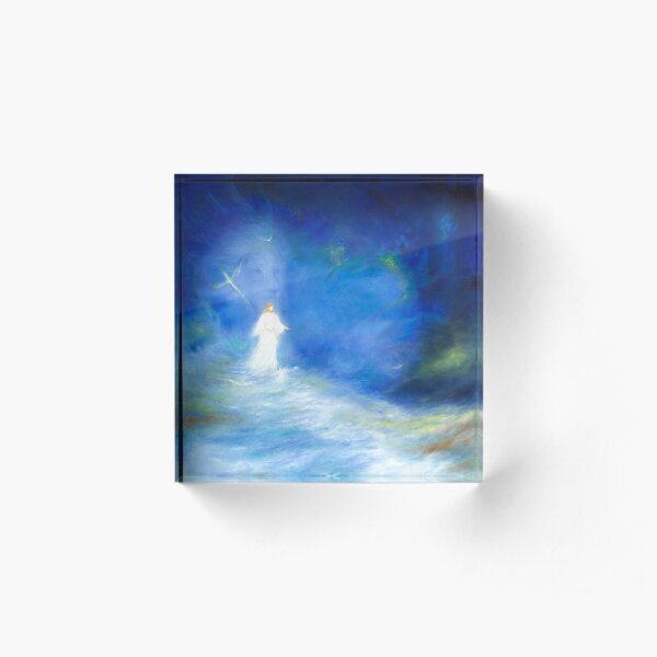 Above Troubled Depths Acrylic Block