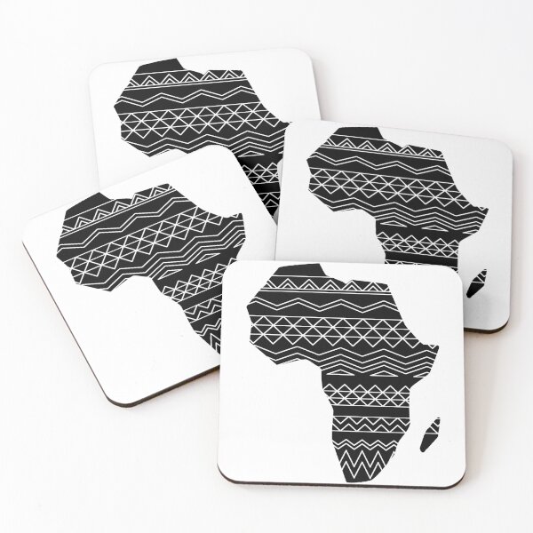 Aperçu de l'œuvre Carte de l'Afrique Classique créée et vendue par Amamk Design.
