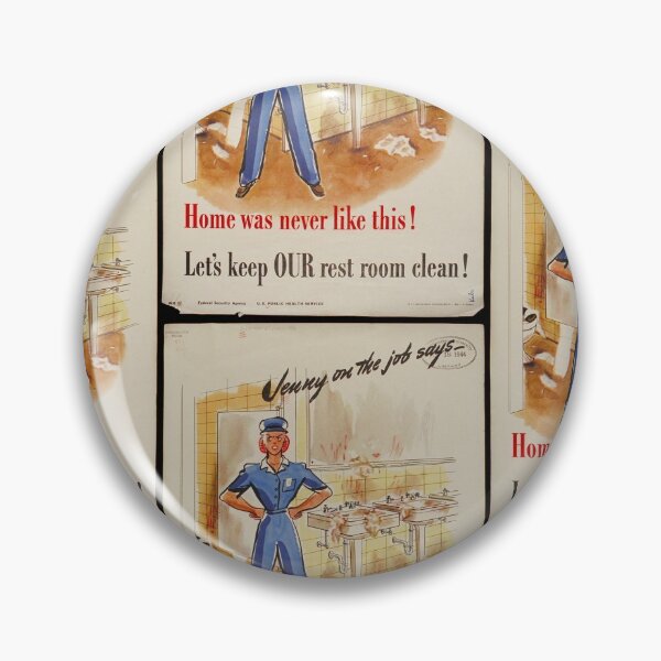 Item preview, "LET'S KEEP OUR REST ROOM CLEAN" - World War 2 Painting designed and sold by Arko  Ranger.