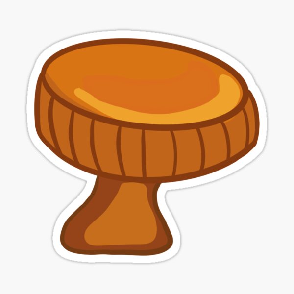 "Stardew Valley Chanterelle Mushroom " Sticker for Sale by dbotanical Redbubble
