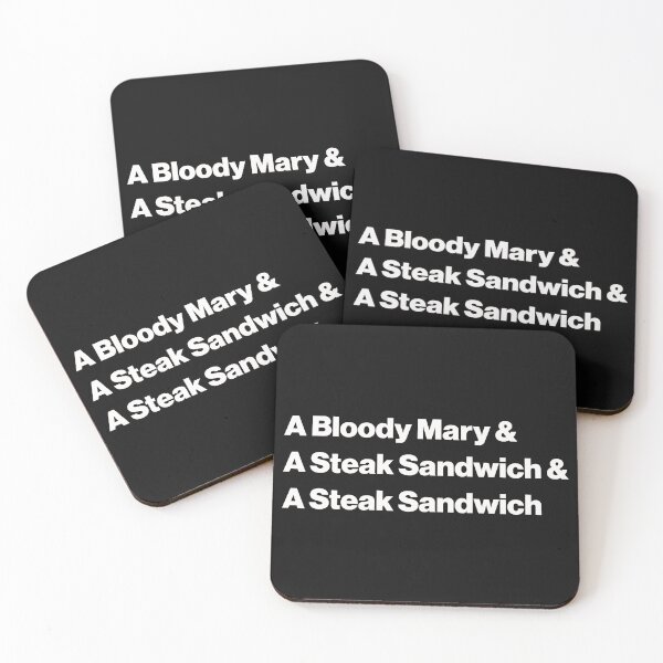 Item preview, Bloody Mary and Steak Sandwich designed and sold by PiperDownTees.