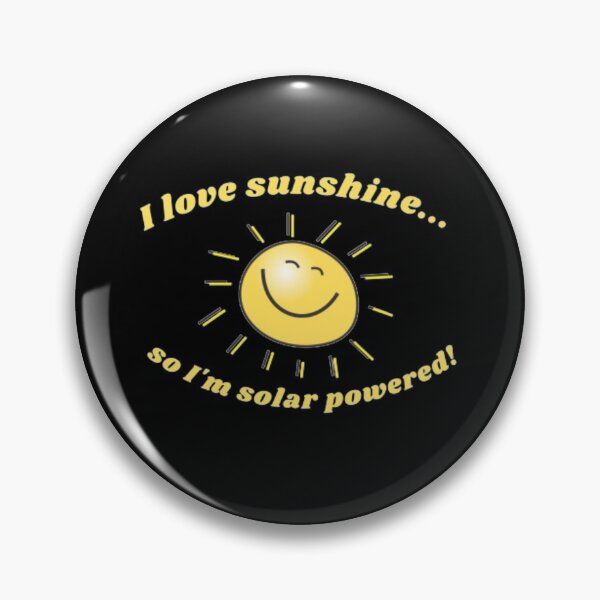 Item preview, Cute sunshine solar power yellow gold smily sun  designed and sold by LeBreab.