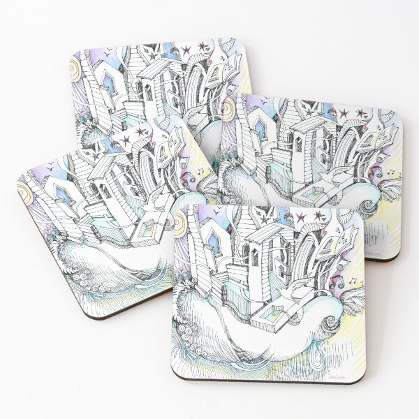 Item preview, Chapel in the sky Doodle designed and sold by Marleen Paddy Visser.