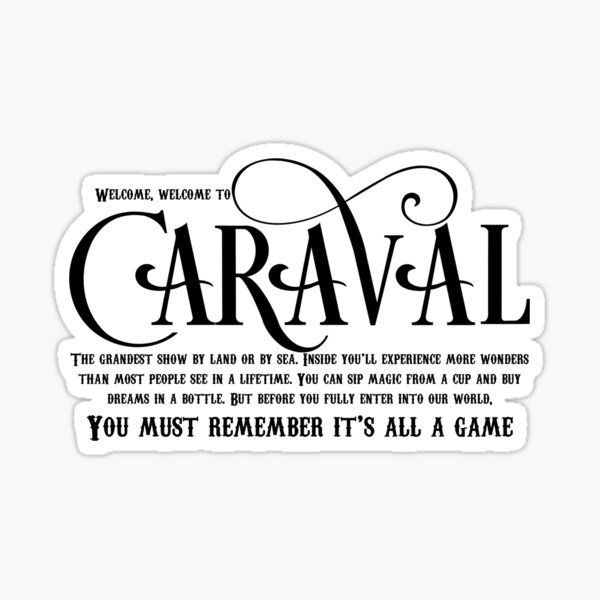 Item preview, Bienvenidos a Caraval designed and sold by doodlesbyCara.