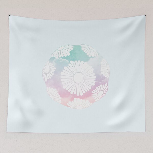 Item preview, Pastel Clouds Hippie Vibes Daisy Globe 4 designed and sold by everything4eva.