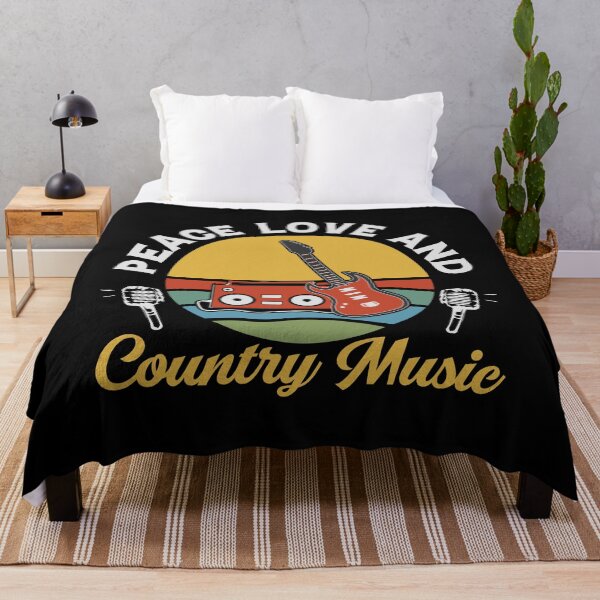 Item preview, PEACE LOVE AND COUNTRY MUSIC COLLECTION designed and sold by JRM Tees & More Store.