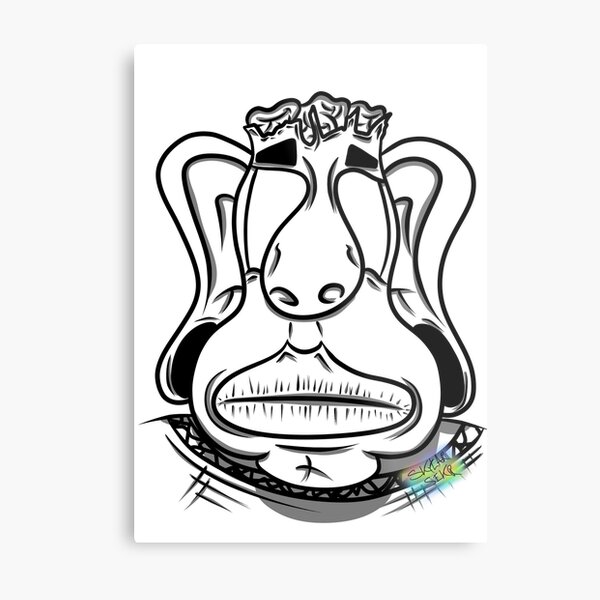 Vista previa del artículo con la obra «Brain Pop 1», diseñado y vendido por Skylar Sekr.