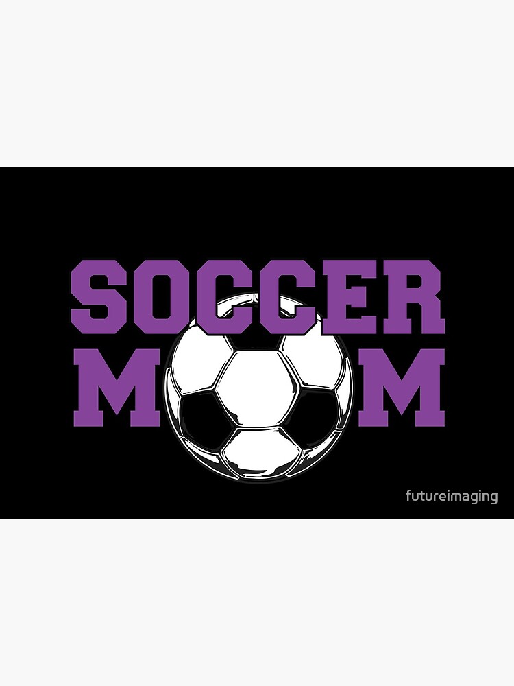 Artwork view, Soccer Mom in Purple designed and sold by futureimaging