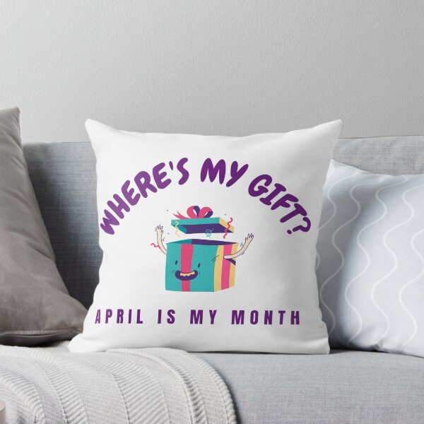 Item preview, Where's My Gift April Is My Month designed and sold by Shilpa Gupta.