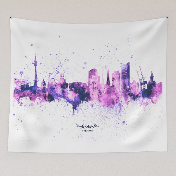 Item preview, Dortmund Germany Skyline designed and sold by ArtPrints.