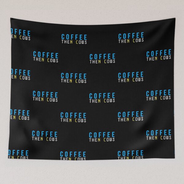 Item preview, Coffee Then Cows - Cow Lovers designed and sold by sasijaya.