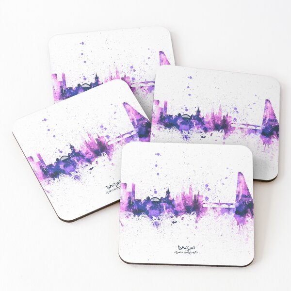 Item preview, Basel Switzerland Skyline designed and sold by ArtPrints.