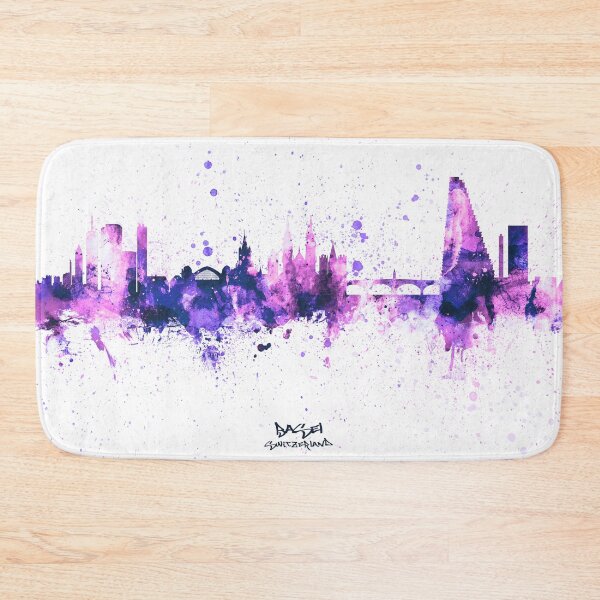 Item preview, Basel Switzerland Skyline designed and sold by ArtPrints.