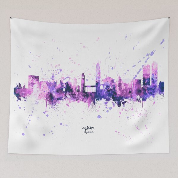 Item preview, Split Croatia Skyline designed and sold by ArtPrints.