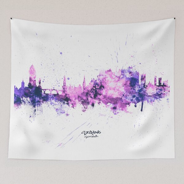 Item preview, Stirling Scotland Skyline designed and sold by ArtPrints.